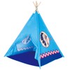 POCO DIVO Apache Turquoise Teepee Tent Kids Indoor Playhouse Children