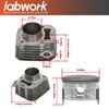 labwork Cylinder Piston and Top End Kit Replacement for Kawasaki