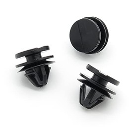VVO Fasteners- Black Plastic Rear Wheel Arch Flares & Moulding Trim Clips for Land Rover Discovery, (Pack of 10)