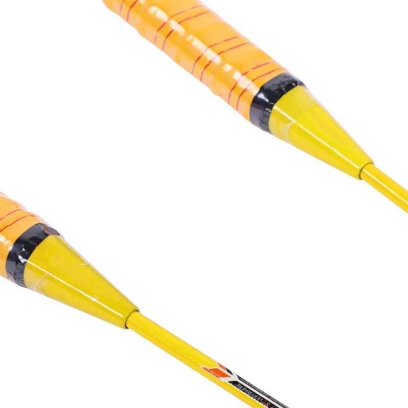 1 Pair Badminton Racket Set Lightweight Training Racquets With Bag