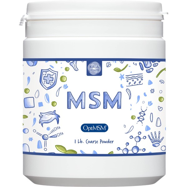 OptiMSM – Pure Methylsulfonylmethane MSM Supplement Powder – Organic, Gluten Free, Non-GMO – Opti MSM Sulfur Crystals/Powder for Kids and Adults – Hair Growth, Inflammation, Skin Health