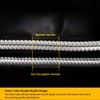 HOMEIDEAS 2m/78" Anti-Kink Leakproof Stainless Steel Shower Hose, with Solid