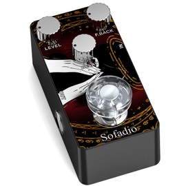 Sofadio Guitar Delay Pedal, True Bypass DC 9V Mini Single Nano Effect Pedals for Electric Guitars