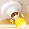 E26/E27 Light Bulb Socket with 15ft Cord and On/Off Switch