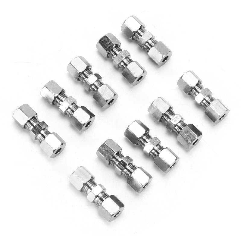 10PCS Quick Brake Line Connector for 4.75mm Braking Cable Metal