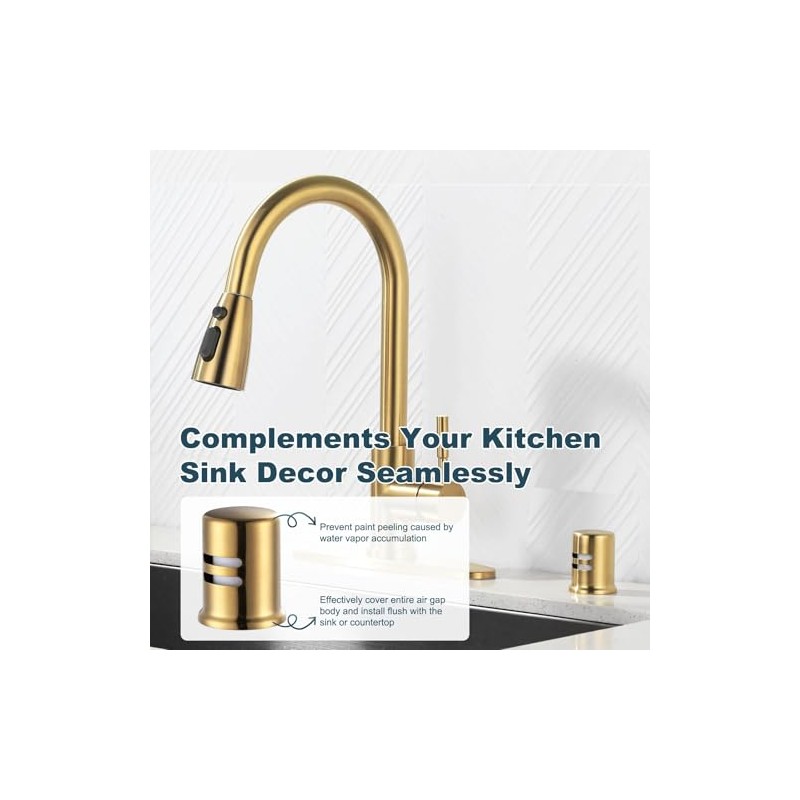 Dishwasher Air Gap Cover, Dishwasher Air Gap Cap for Kitchen