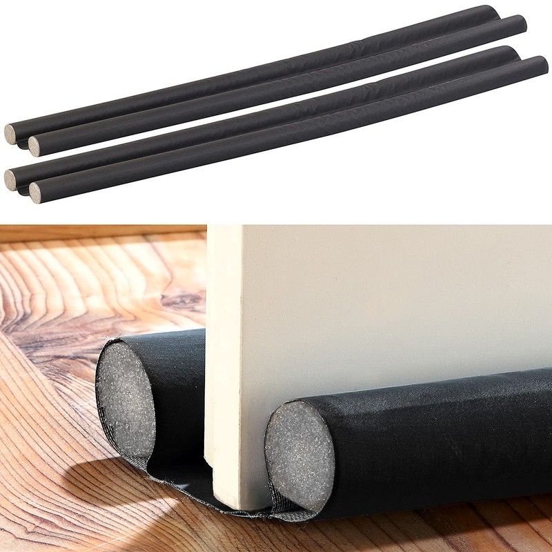 infactory Door Windstopper: Set of 4 Draught Stoppers for Doors
