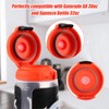 4pcs Dispensing Rubber Valves Compatible with Gatorade Water Bottle, Silicone