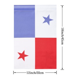 Panama Flag Panamanian Garden Flags,International World Country Nation Garden Flags, Celebration Parade Flags,Anniversary Celebration,Indoor and Outdoor Flag, Double-Sided.