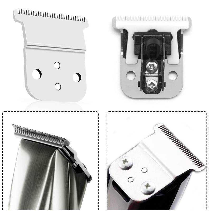 Kaynway Replacement Trimmer T-Blade, Carbon Stainless-Steel Ceramic T-Blade for Andis