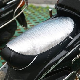 Motorcycle seat insulation mat saddle mat summer foil sunshade sun blocking scooter / 오토바이 시트 단열 깔개 안장 매트 여름 은박 차양 햇빛 차단 스쿠터