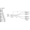 InLine® 27620 mini SAS cable SFF8087 to 4x SATA, 1: