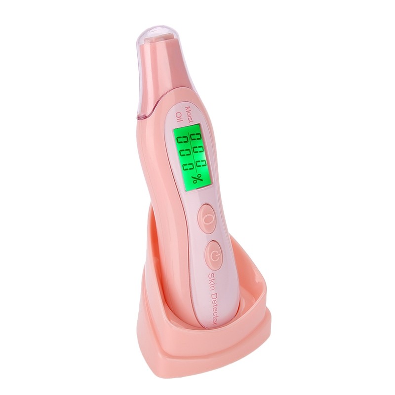 Digital LCD Display Precision Skin Sensor Tester Facial Moisture Water