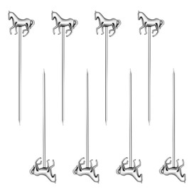 FL-WITHYOU reusable horse Picks cocktail picks fancy toothpicks for appetizers for Brandied Cherries Skewers 8 pieces (Horse)