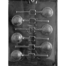 Life of the Party S071 Golf Ball Lollipop Sucker Chocolate Candy Mold with Molding Instructions