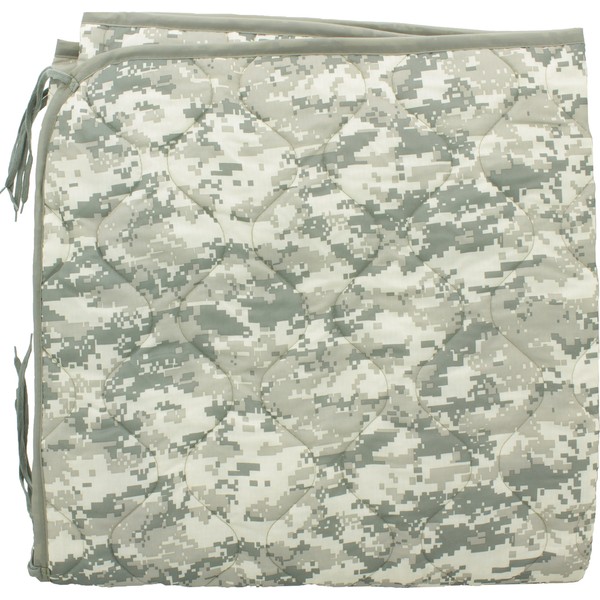 ACU Digital Camouflage (Universal Camo) Military Rip-Stop Poncho Liner Insulated Blanket Woobie