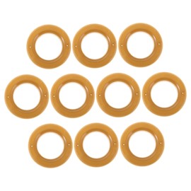 BUGUUYO 10pcs Durable Birdhouse Hole Protector Round Predator Guard for Safety Chew Damage Prevention for DIY Birdhouse Installation Bird Lovers