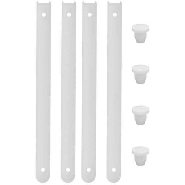 Mikikit 2 Sets Drawer Guides Heavy Duty Cabinet Guides Slide