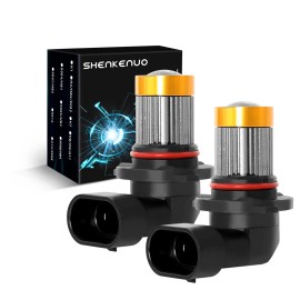 SHENKENUO For GMC Sierra 1500 2500 3500 2003-2006 Yellow LED Fog Light Driving Bulbs Kit