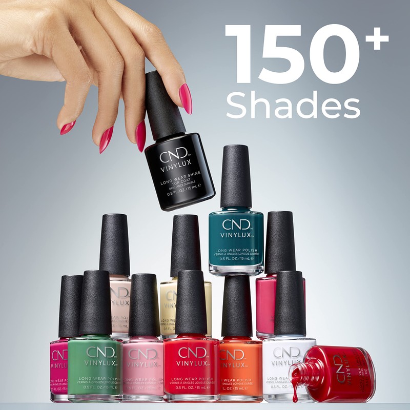 CND Vinylux Longwear Red Nail Polish, Gel-like Shine & Chip
