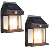Unbranded Solar Power LED Light PIR Motion Sensor Outdoor Security