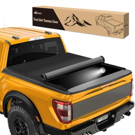 Nilight Soft Roll Up Truck Bed Cover Compatible with Ford F150 2009 2010 2011 2012 2013 2014 5.5ft Truck Bed Tonneau Cover Fleetside/Styleside Bed