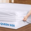 Hygea Natural Queen size Mattress Cover, Bed Bug Proof &