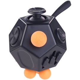 Newgen Medicals Stress Cubes: Anti-Stress Cube with 12 Functions for Anxiety, Stress and Anger (Anti-Stress Cubes, Anti-Stress Cubes, Fidget Spinner)