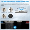 Hibbent cUPC Certified High Pressure 13'' Dual Shower Head Combo