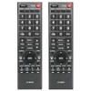 [2pcs/Pack] PerFascin Replacement Universal Remote Control CT-90325 Fit for Toshiba