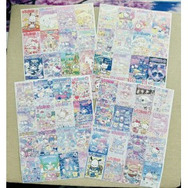 Sanrio Random Sanrio Character Poster Sticker Sheet (1 pc sheet No Repeats!)
