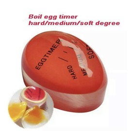 1xEgg Timer, Colour Changing Indicator Soft Medium and Hard Boiled Eggs,Heat Sensitive, Safe Durable Kitchen Aid,Gift and Home Use