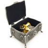 Music Box 18 Valve Embossed Alloy Metal Music Box with