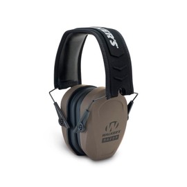 Walker's Razor Slim Passive Earmuff - Ultra Low-Profile Earcups - Flat Dark Earth (GWP-RSMPAS-FDE) | Walker's