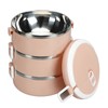 Portable 304 Stainless Steel Bento Lunch Box Thermal Cylinder Lunch