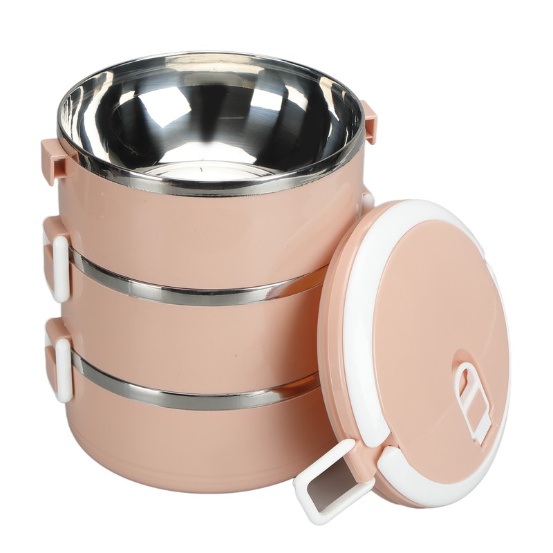 Portable 304 Stainless Steel Bento Lunch Box Thermal Cylinder Lunch