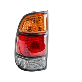 Replacement for Toyota Tundra 2000-2004 Extended/Standard Cab Pickup Halogen Tail Light Assembly With Bulb, Left/Driver Side, CAPA Compliant, 81560-0C010, TO2800129