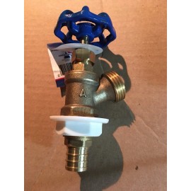 American Valve Brass 3/4-in PEX Inlet Multi-Turn Handwheel Boiler Drain Water Delivery Valve