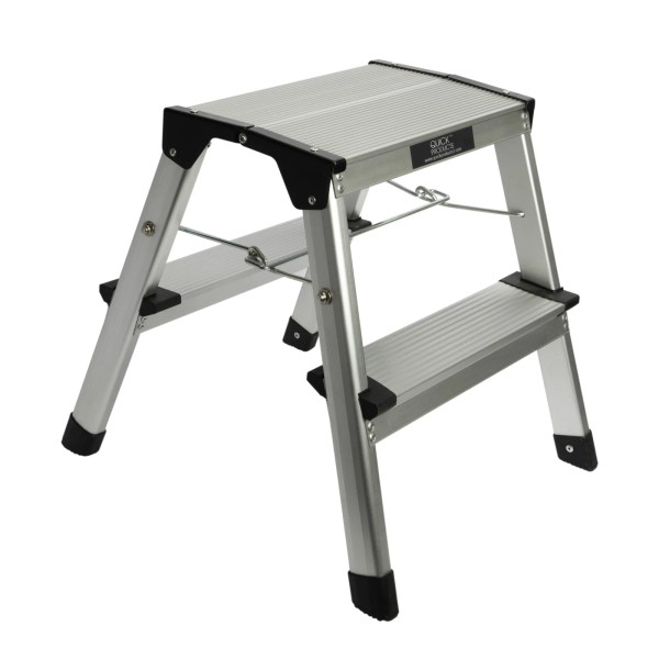 Slim-Profile Easy Folding Two-Step Stool - 200 lbs. Capacity