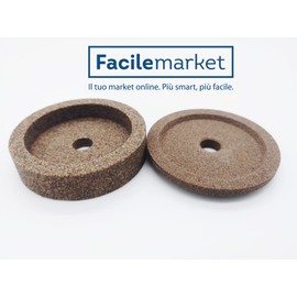 Sharpening Rod for Blade and Sharpener, Pack of 2, Outer Diameter: 51 mm, Height: 12 and 7.5 mm, Bore 8