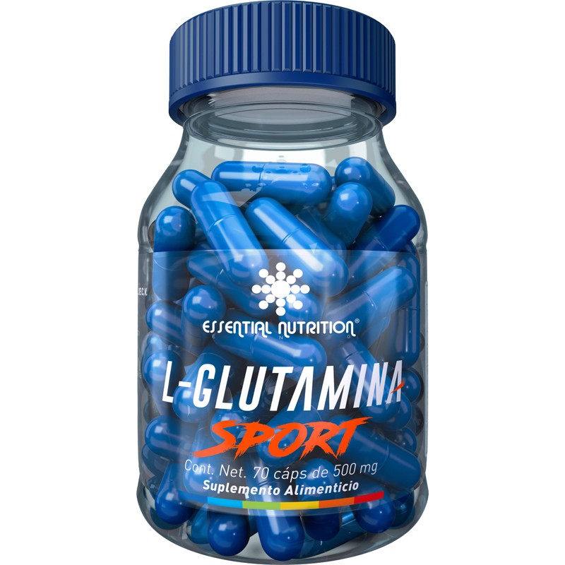 Essential Nutrition L-Glutamina Sport 70 cápsulas de 500 mg