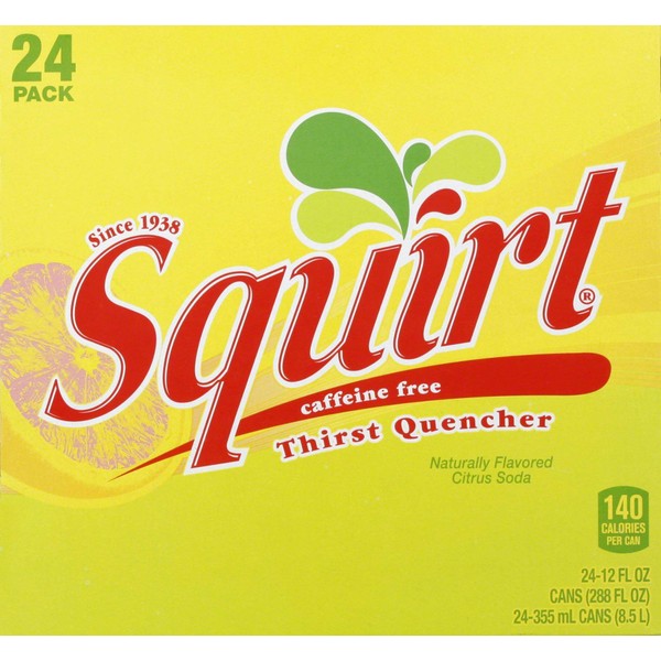 Squirt Soda, 12 oz, 24pk
