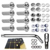 BGGTMO License Plate Screws Anti Theft -1/4 M6 Security License