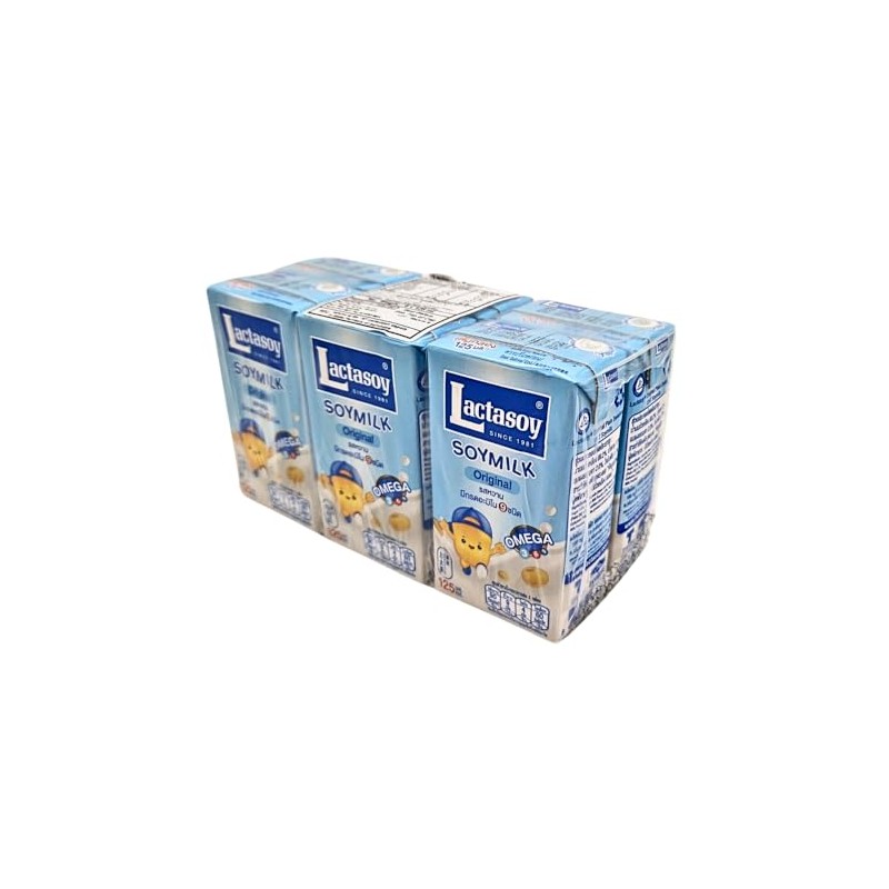 Lactasoy Soymilk Original Drink 125ml 6 pack
