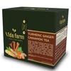 VIDA FARM 75 Turmeric Ginger Cinnamon Tea Bags, Turmeric Ginger Tea Bags, Natural Ginger Cinnamon Turmeric Tea, Ginger Cinnamon Turmeric Herbal Tea, Sugar Free, Caffeine Free, Gluten Free