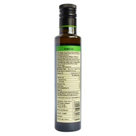 PÖDÖR Premium Peanut Oil - 8.4 fl. Oz. - Cold-Pressed, 100% Natural, Unrefined and Unfiltered, Vegan, Gluten-Free, Non-GMO in Glass Bottle