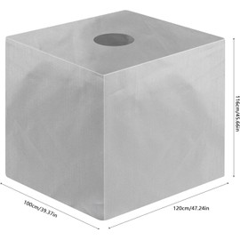 IBC Tote Cover for 1000l Rain Barrel,275 Gallon Outdoor Water Tank Protective Cover,Waterproof Water Tank Cover for Rain Water Barrel (silver)