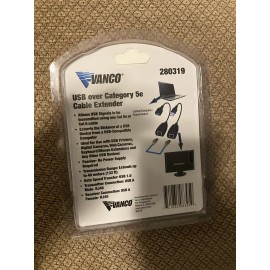 Vanco "280319" USB Over Category 5e Cable Extender - NEW