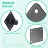 15 Pcs Gridwall Mount Brackets with Screws,Metal Grid Panel Wall