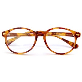 IB The Actor BIFOCAL Unisex Round Reading Glasses, Readers for Men and Women, Light Brown Tortoise +2.00